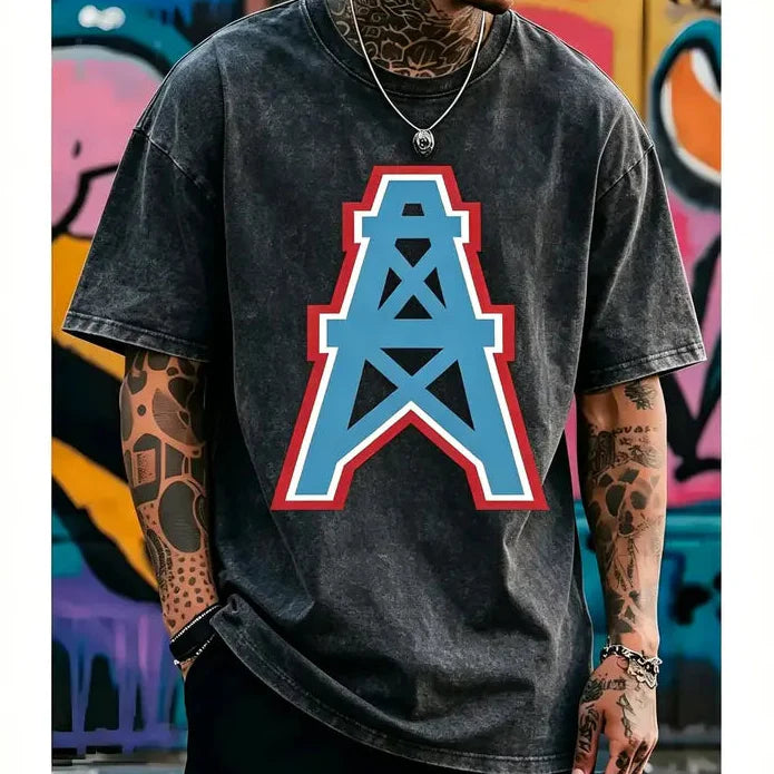 Houston Oilers Retro Football Tee/Sweatshirt/Hoodie
