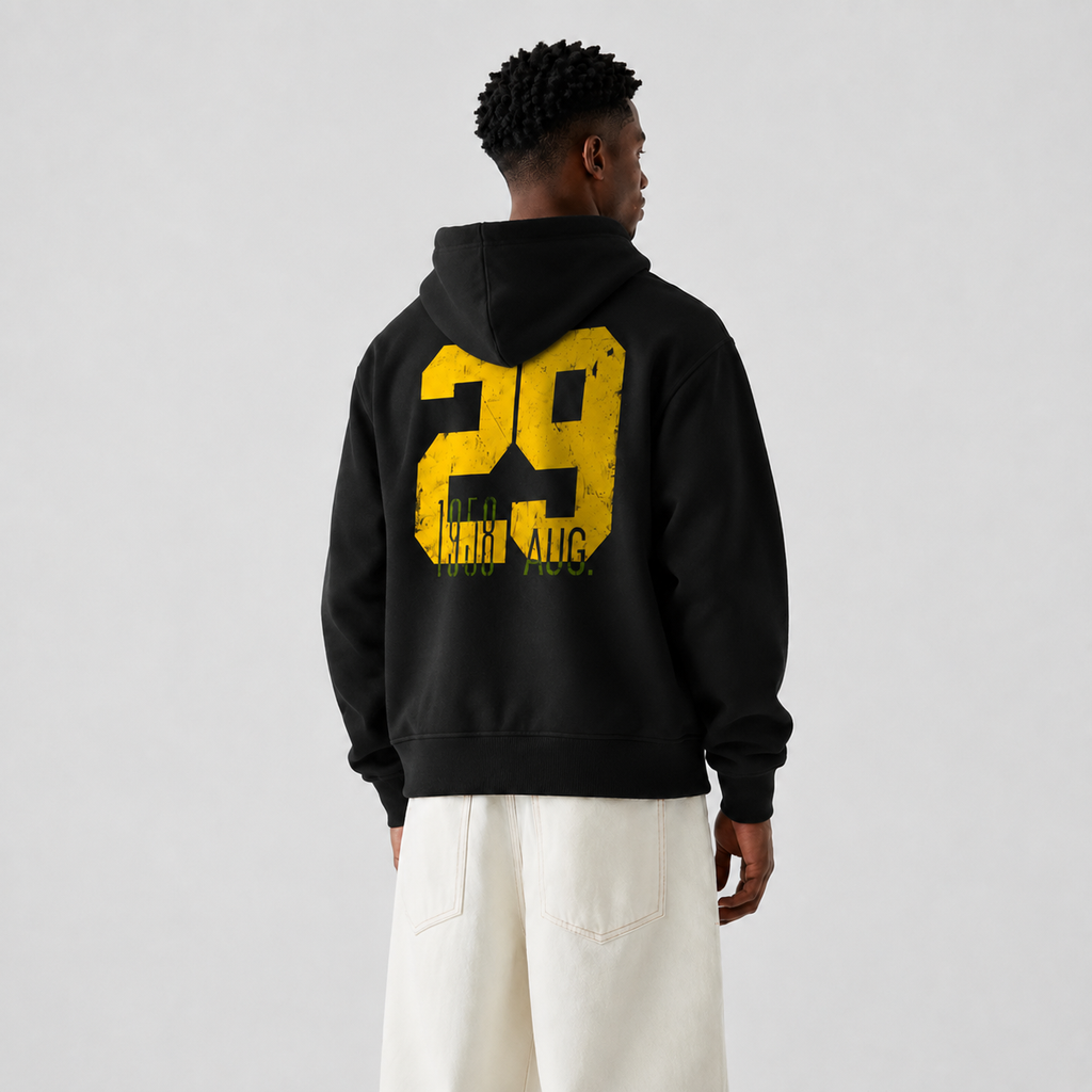 Retro Varsity T-Shirt/Sweatshirt/Hoodie – Minimal Number Graphic Oversized Sweatshirt