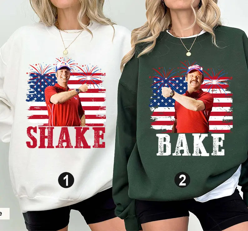 Shake and Bake 4th Of July Couples T-Shirt/Sweatshirt/Hoodie