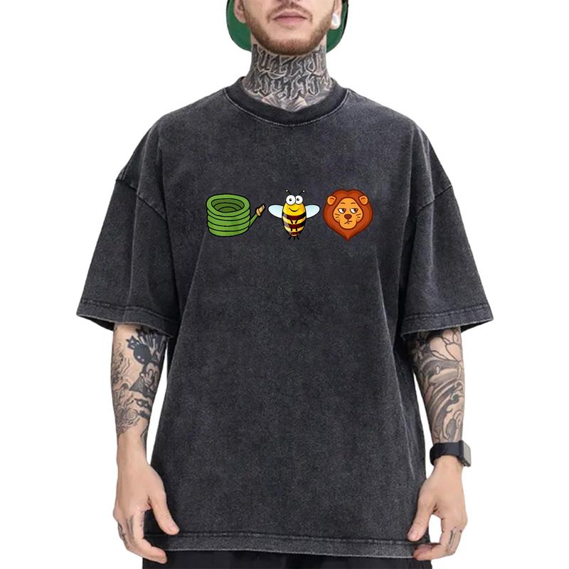 Cute Animal Graphic T-Shirt/Hoodie/Sweatshirt – Minimal Cartoon Streetwear Tee