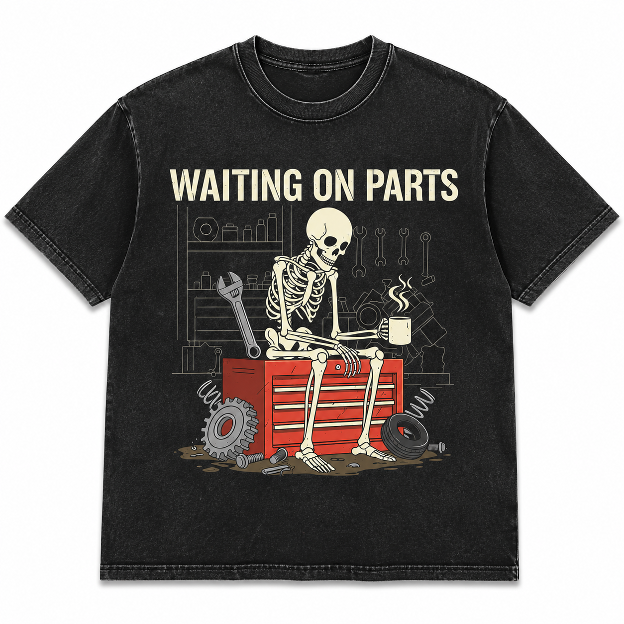 Funny Mechanic Waiting On Parts Graphic Tee/Sweatshirt/Hoodie