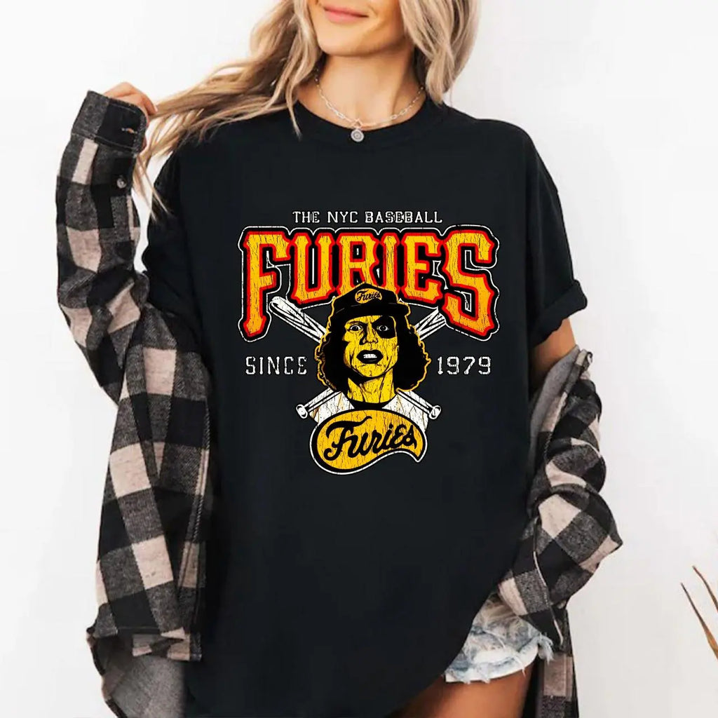 Furies Since 1979 Graphic T-Shirt, Sweatshirt & Hoodie – NYC Baseball Retro Movie Inspired Print, Vintage Cult Film Streetwear