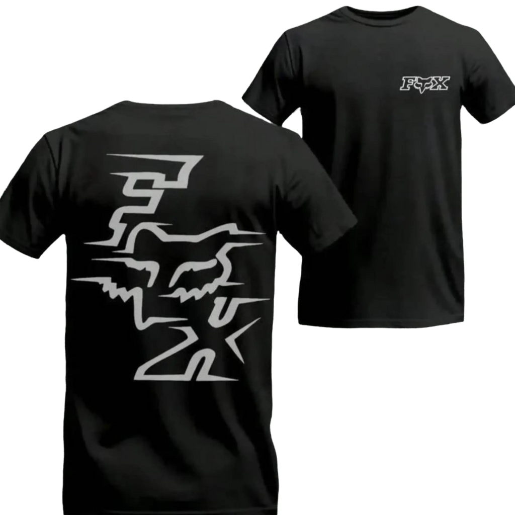 Motocross Fox Graphic T-Shirt/Sweatshirt/Hoodie – Men’s Front & Back Racing Style Tee