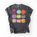 Coquette Halloween Pumpkin T-Shirt/Sweatshirt/Hoodie – Colorful Bow Graphic Vintage Washed Tee