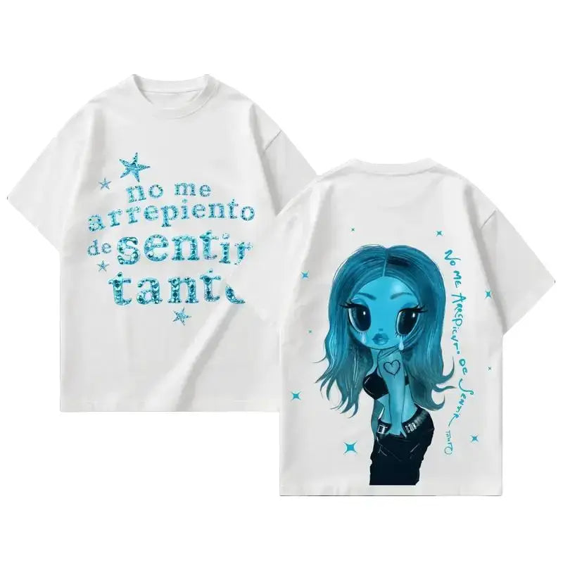 No Me Arrepiento De Sentir Tanto T-Shirt, Sweatshirt & Hoodie – Latin Music Graphic Shirt, La Bichota Inspired Art, Latina Fan Gift