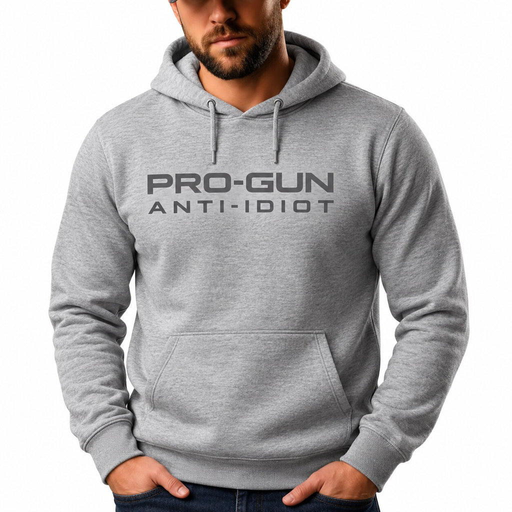 Pro-Gun Anti-Idiot T-Shirt, Sweatshirt & Hoodie – Funny Sarcastic 2A Statement Graphic Apparel