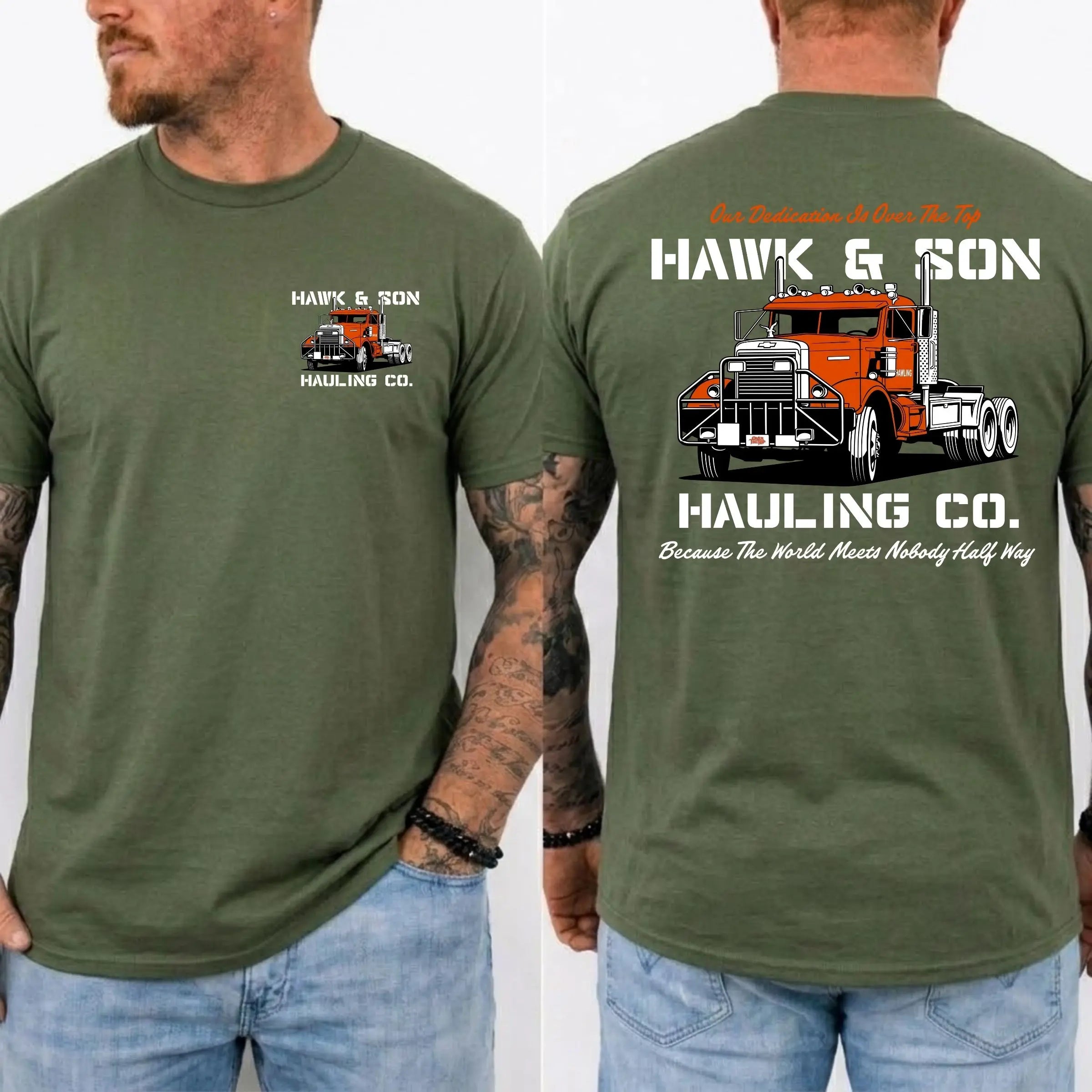 American Over The Top Trucker Graphic Tee/Sweatshirt/Hoodie