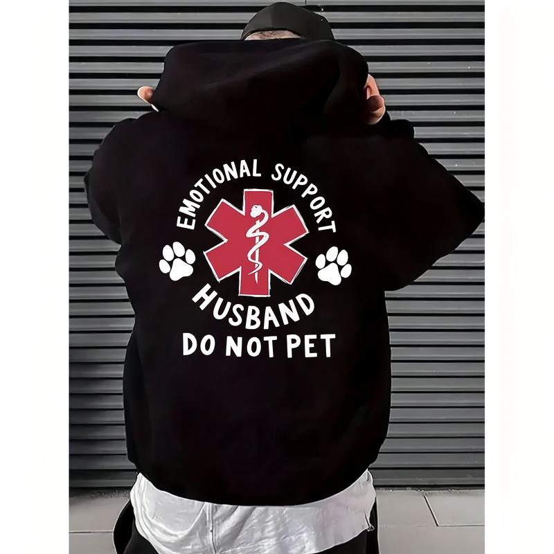 Emotional Support Husband T-Shirt/Sweatshirt/Hoodie – Funny Dog Dad Graphic Tee
