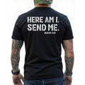 Here Am I Send Me Christian T-Shirt/Sweatshirt/Hoodie – Isaiah 6:8 Faith Graphic Tee, Unisex Bible Verse Shirt