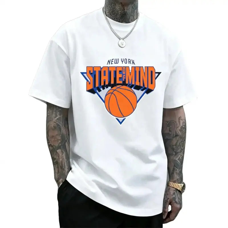New York State of Mind Knicks Basketball Tee/Sweatshirt/Hoodie