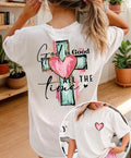 ✝️God Is Good All the Time Christian Graphic T-Shirt for Women