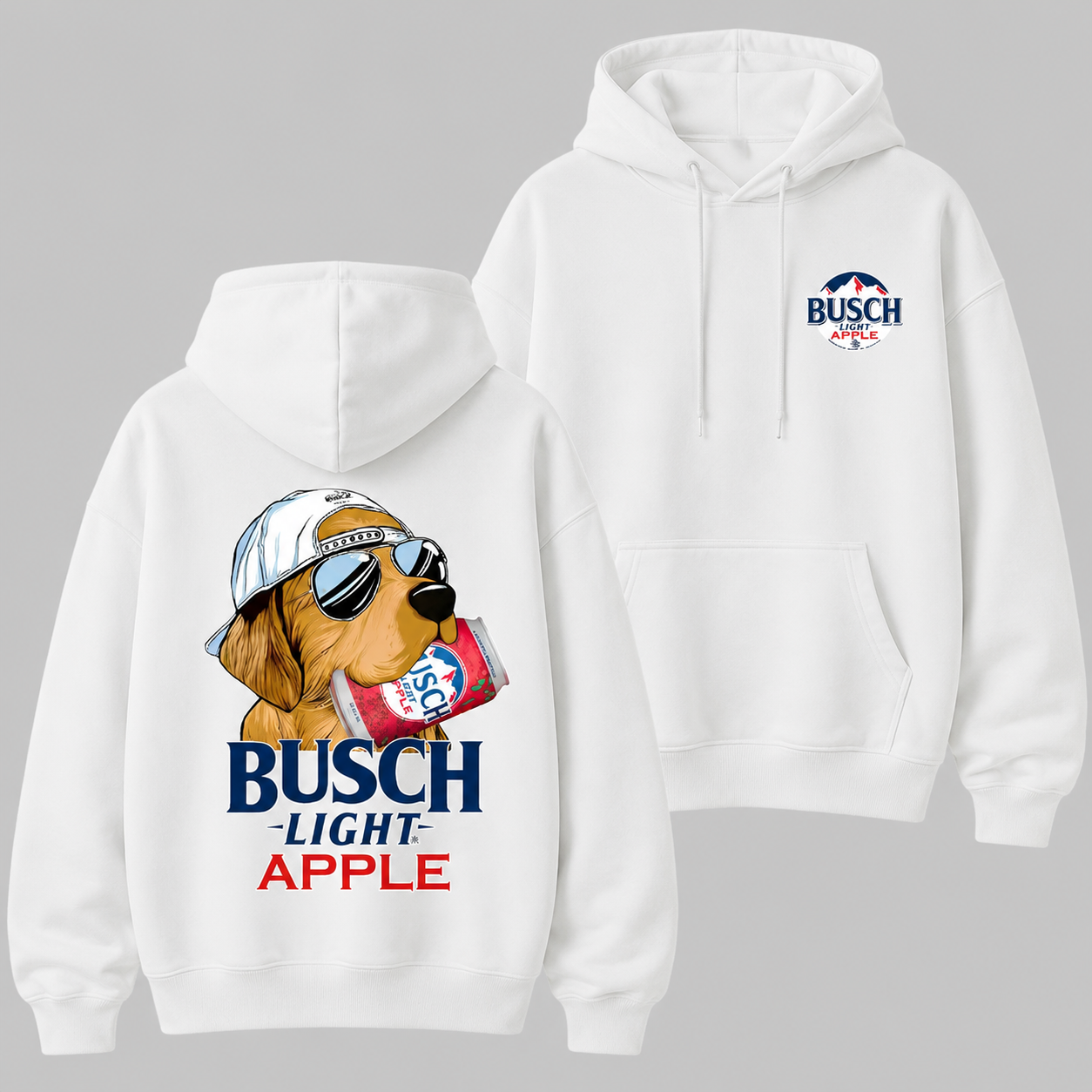 Vintage Busch Apple Dog T-Shirt/Sweatshirt/Hoodie - Golden Retriever  Graphic Tee