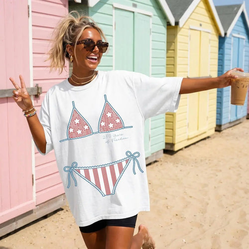 America 250 Bikini Illusion Graphic Tee/Sweatshirt/Hoodie