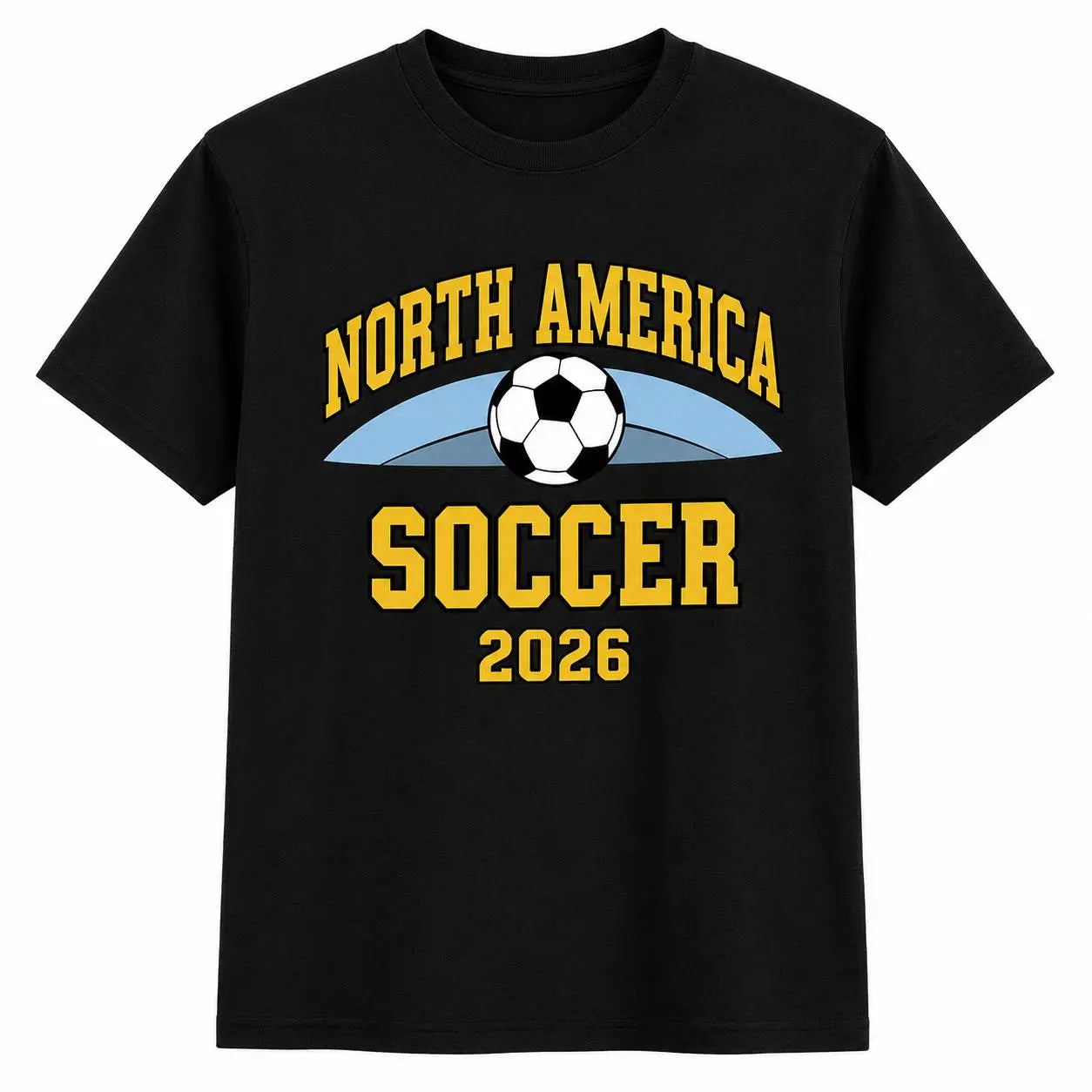 2026 North America Soccer T-Shirt/Sweatshirt/Hoodie – USA Canada Mexico World Cup Fan Graphic Tee