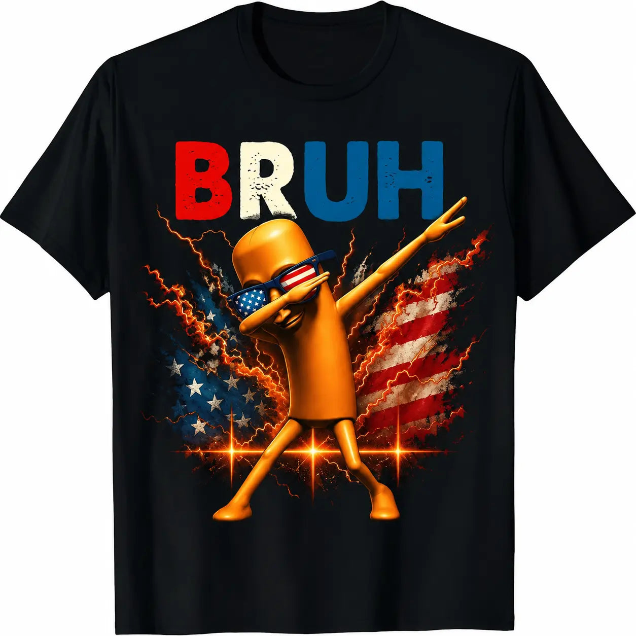 BRUH Dabbing Hotdog Graphic Tee/Sweatshirt/hoodie
