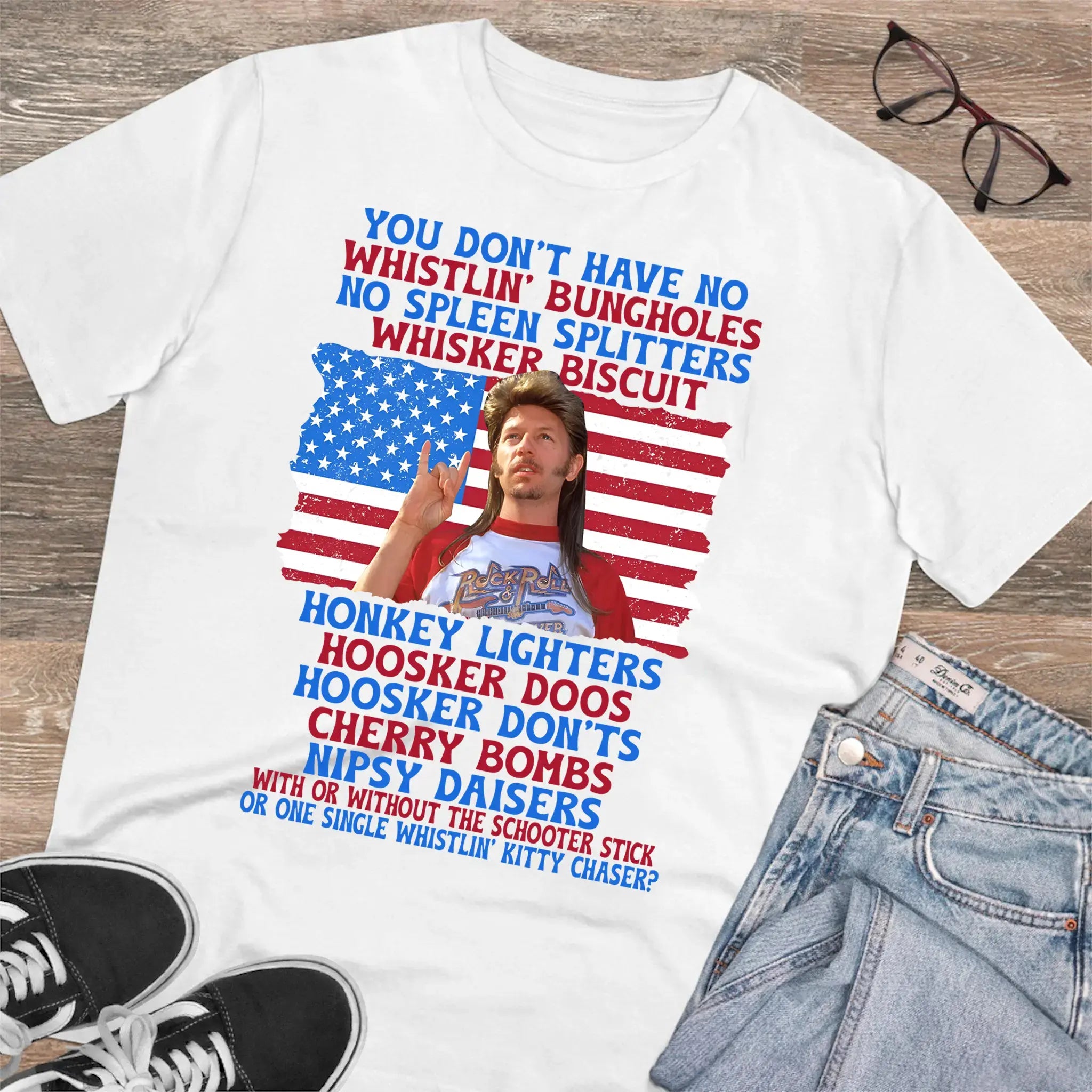 Patriotic Fireworks Humor T-Shirt/Sweatshirt/Hoodie -Funny Patriotic American Flag