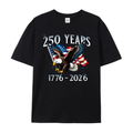 250 Years 1776–2026 T-Shirt/Sweatshirt/Hoodie – USA Anniversary Patriotic Eagle Graphic Tee