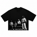 Men's Heavyweight Graphic Tee/Hoodie/Sweatshirt – Oversized Boxy Fit Streetwear T-Shirt