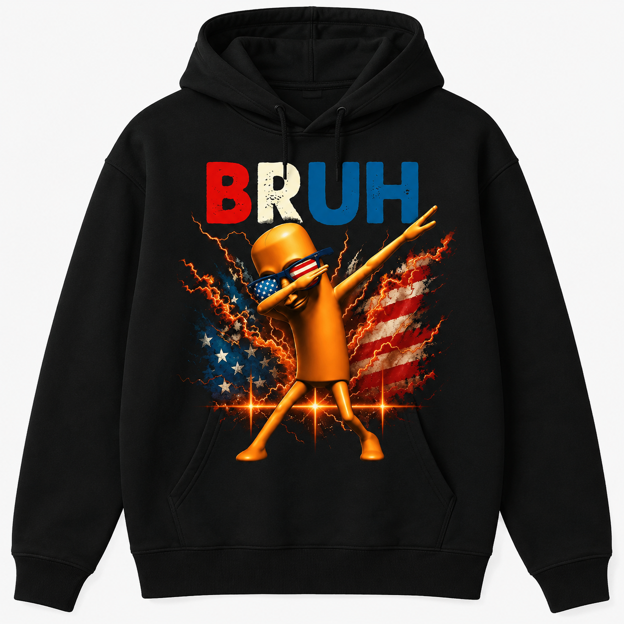 BRUH Dabbing Hotdog Graphic Tee/Sweatshirt/hoodie
