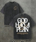 God Has a Plan T-Shirt/Sweatshirt/Hoodie – Jeremiah 29:11 Christian Vintage Washed Front & Back Graphic Tee