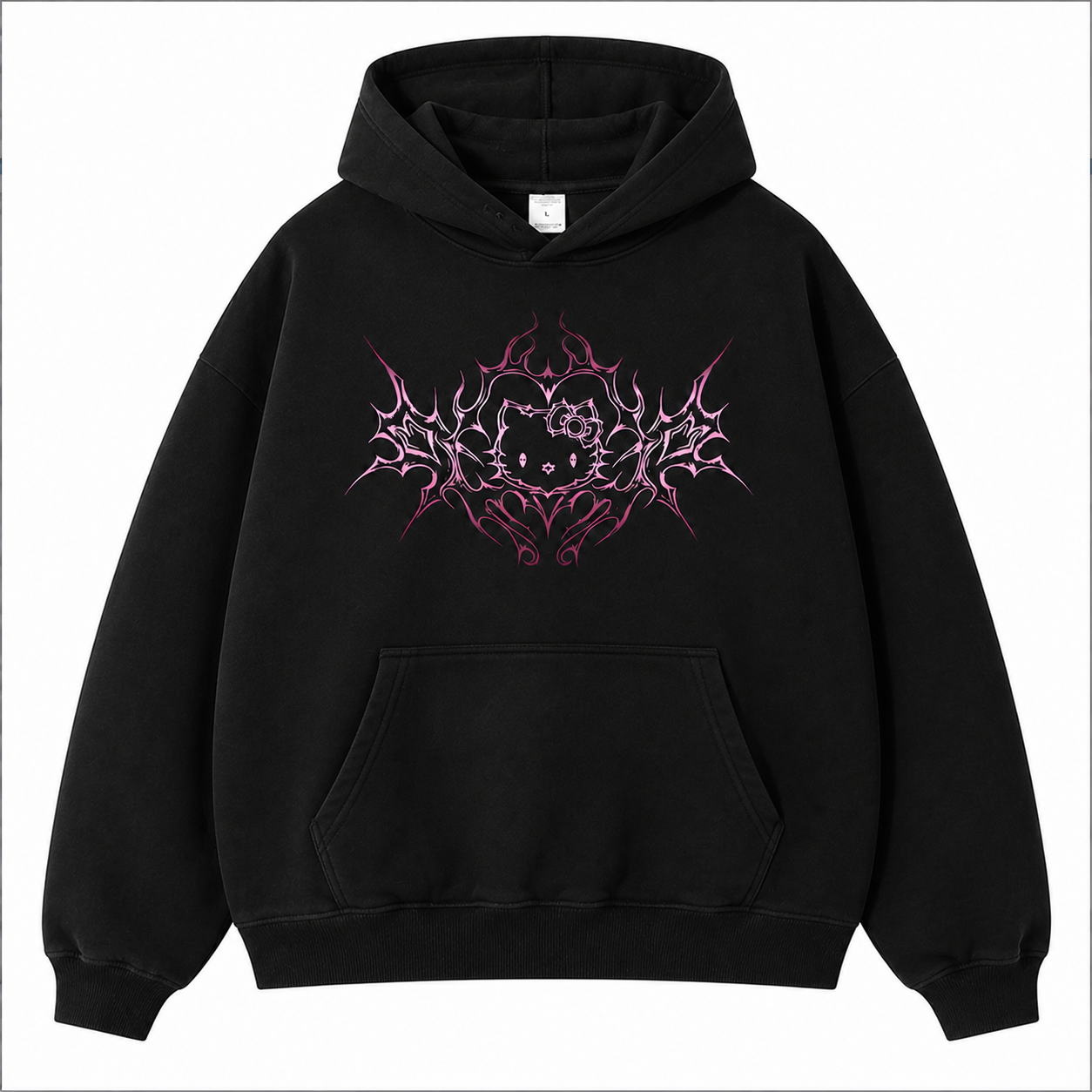 Dark Y2K Cat T-Shirt/Sweatshirt/Hoodie – Cute Gothic Streetwear Tee For Women