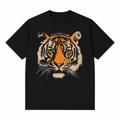 Vintage Tiger Graphic Hoodie/T-Shirt, Retro Wildlife Pullover Sweatshirt for Men & Women