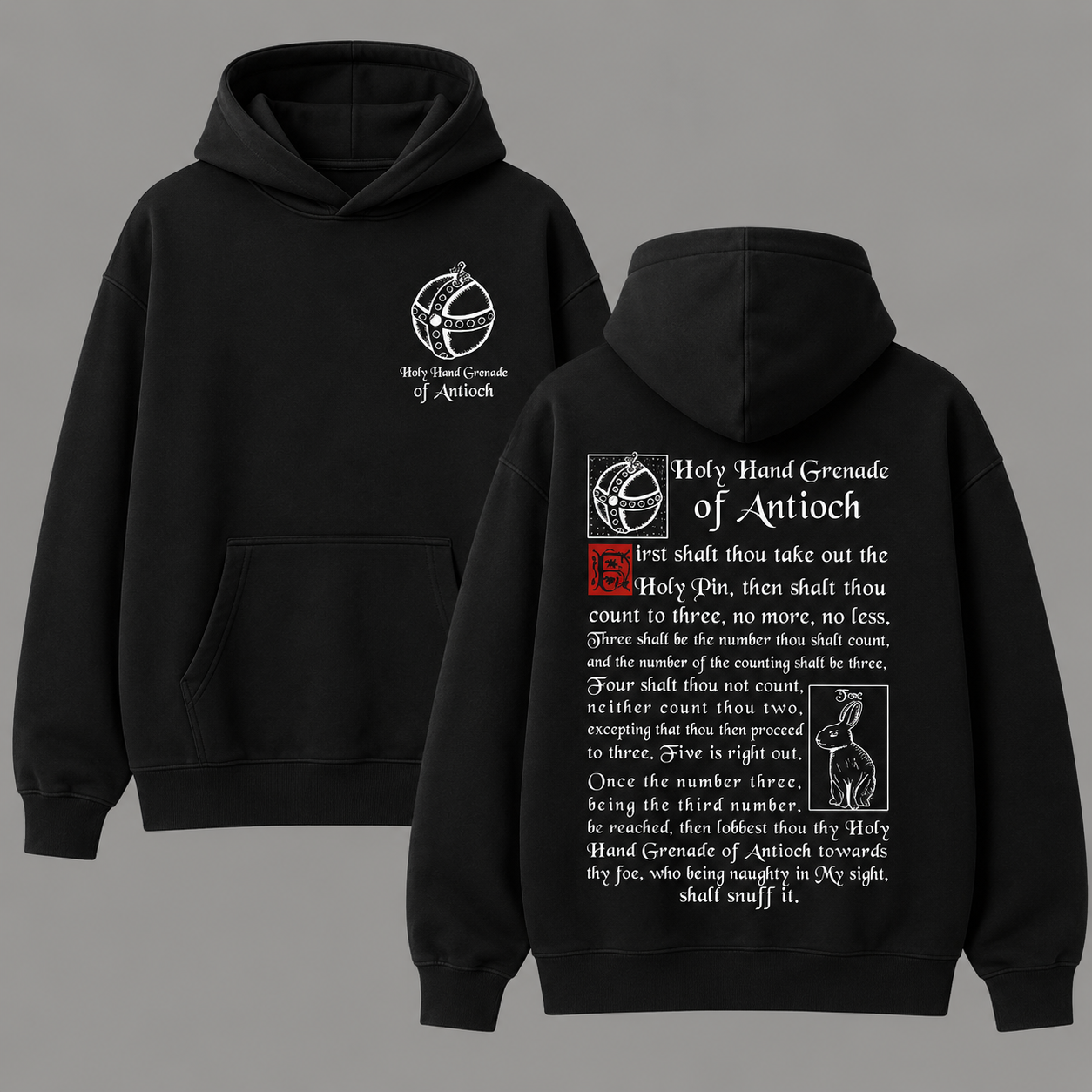 Holy Hand Grenade of Antioch Shirt – Funny Medieval Meme Graphic Tee, Sweatshirt & Hoodie