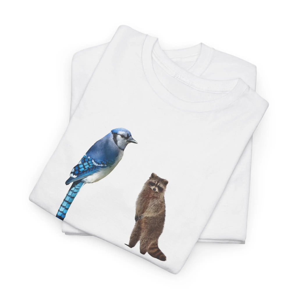 Just a regular life - Blue Jay and Raccoon T-Shirt/Sweatshirt/Hoodie