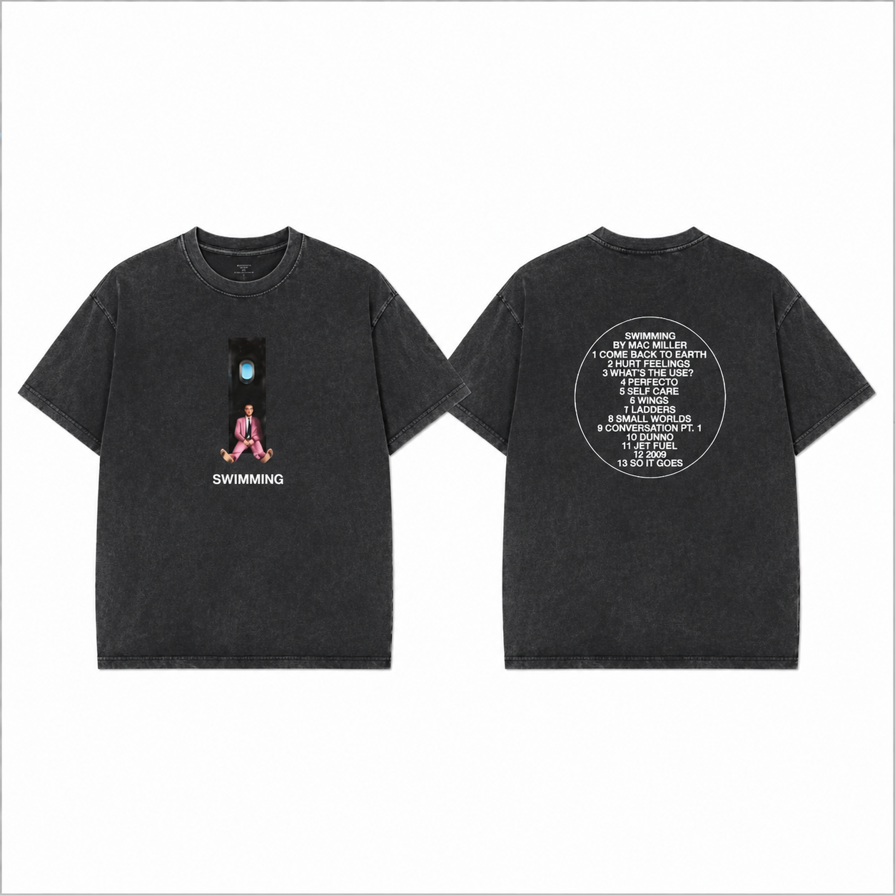 Swimming Inspired Graphic T-Shirt/Sweatshirt/Hoodie – Minimalist Music Style Streetwear Tee