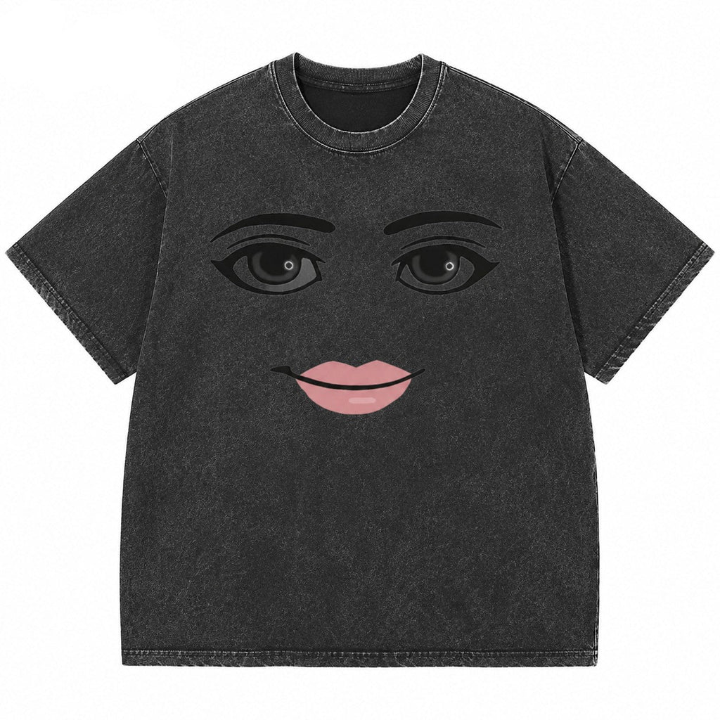 Minimal Face Graphic T-Shirt/Sweatshirt/Hoodie – Aesthetic Art Streetwear Tee