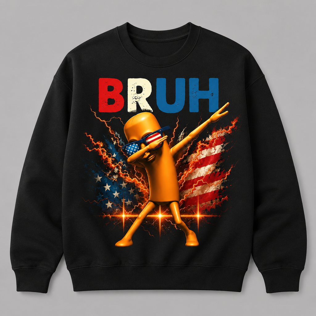 BRUH Dabbing Hotdog Graphic Tee/Sweatshirt/hoodie