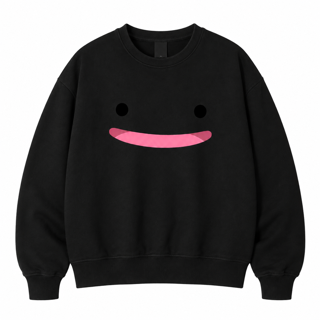 Vintage Washed Smile Face T-Shirt/Sweatshirt/Hoodie – Cute Minimalist Y2K Graphic Tee