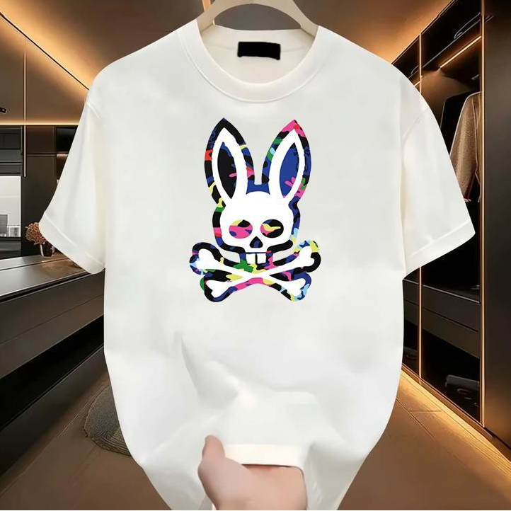 Colorful Bone Rabbit Graphic T-Shirt/Sweatshirt/Hoodie – Unisex Vintage Streetwear Tee, Y2K Oversized Casual