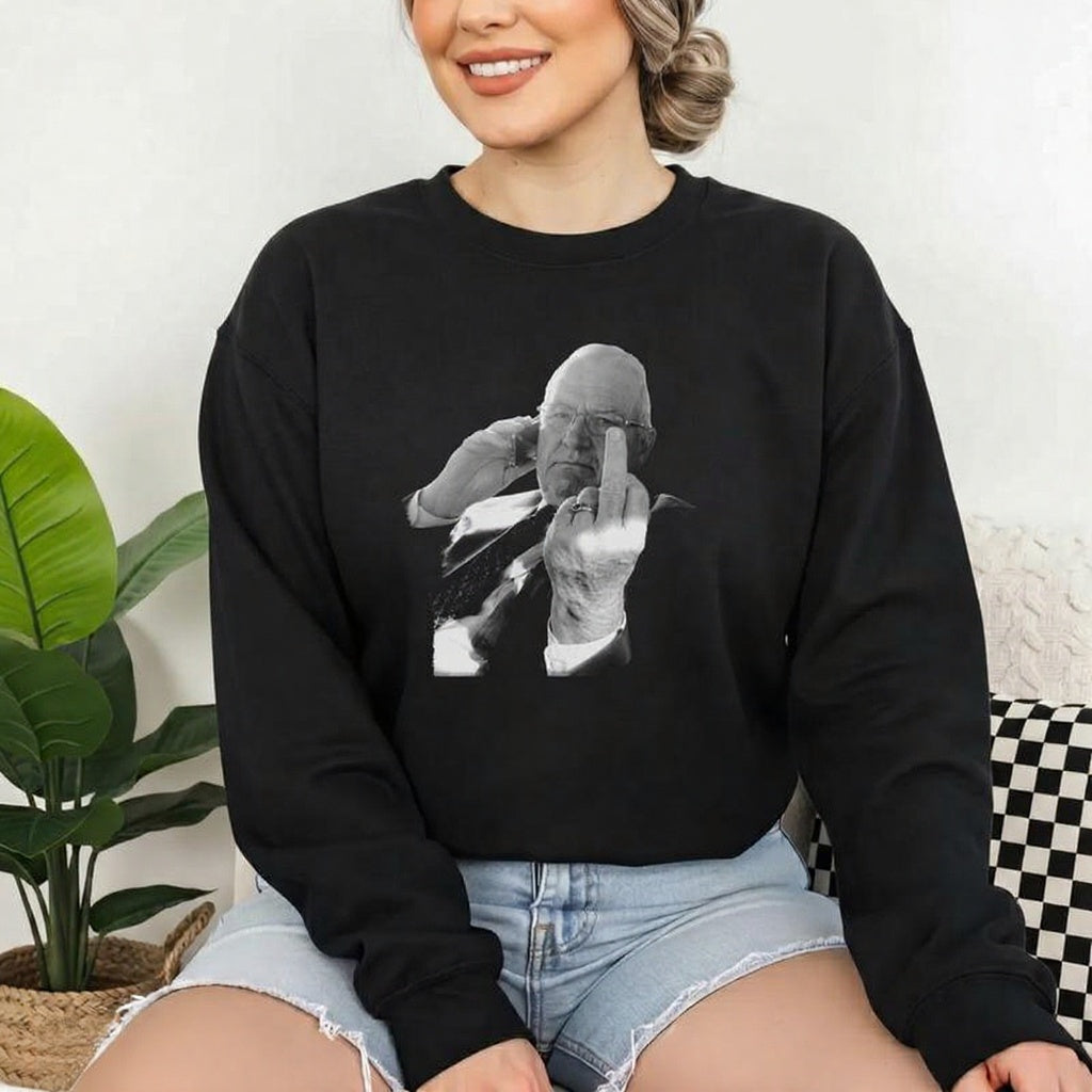 Vintage Monochrome Portrait Graphic T-Shirt/Sweatshirt/Hoodie, Minimalist Photo Print Cotton Tee, Unisex Streetwear