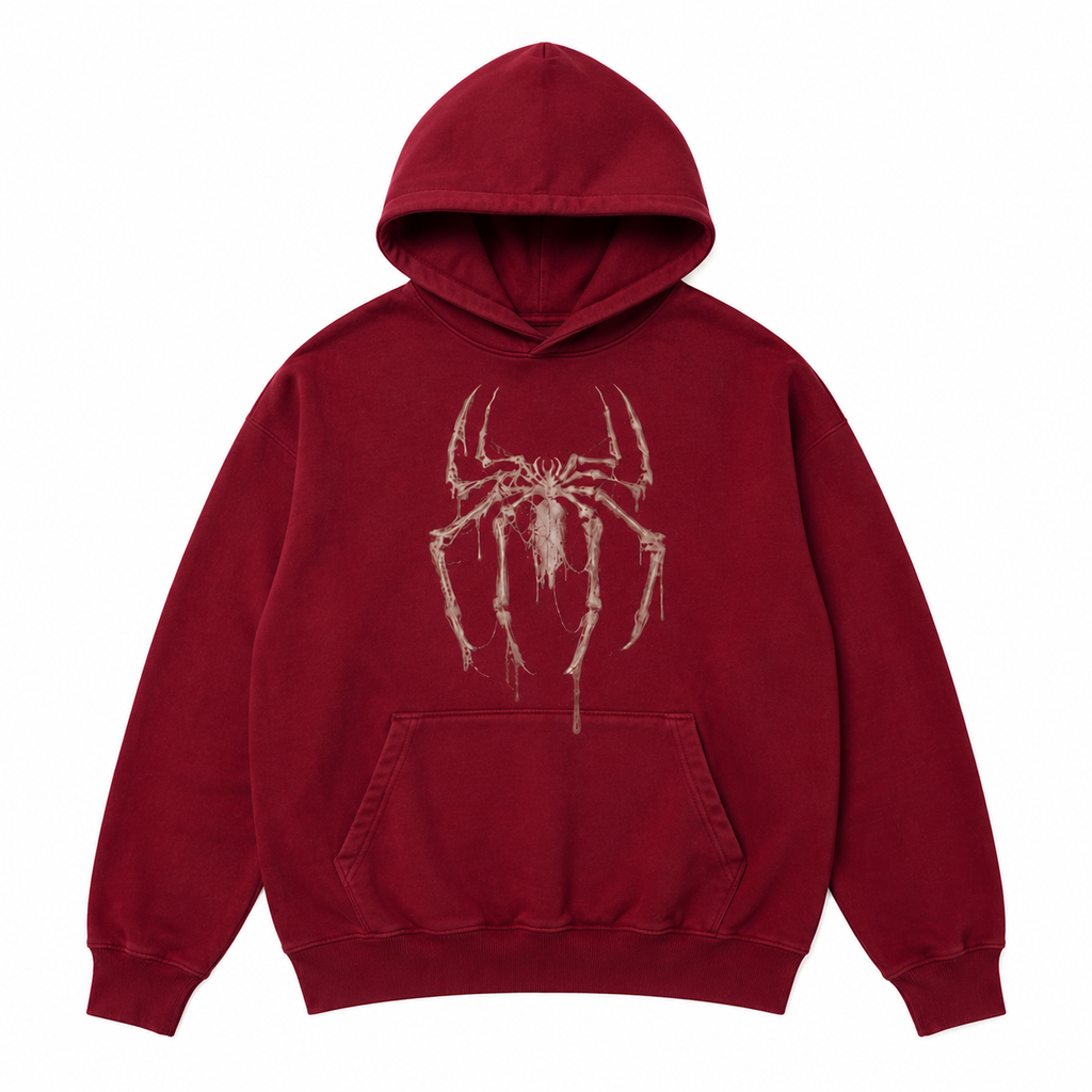 Gothic Spider Graphic T-Shirt/Sweatshirt/Hoodie – Vintage Dark Streetwear Tee