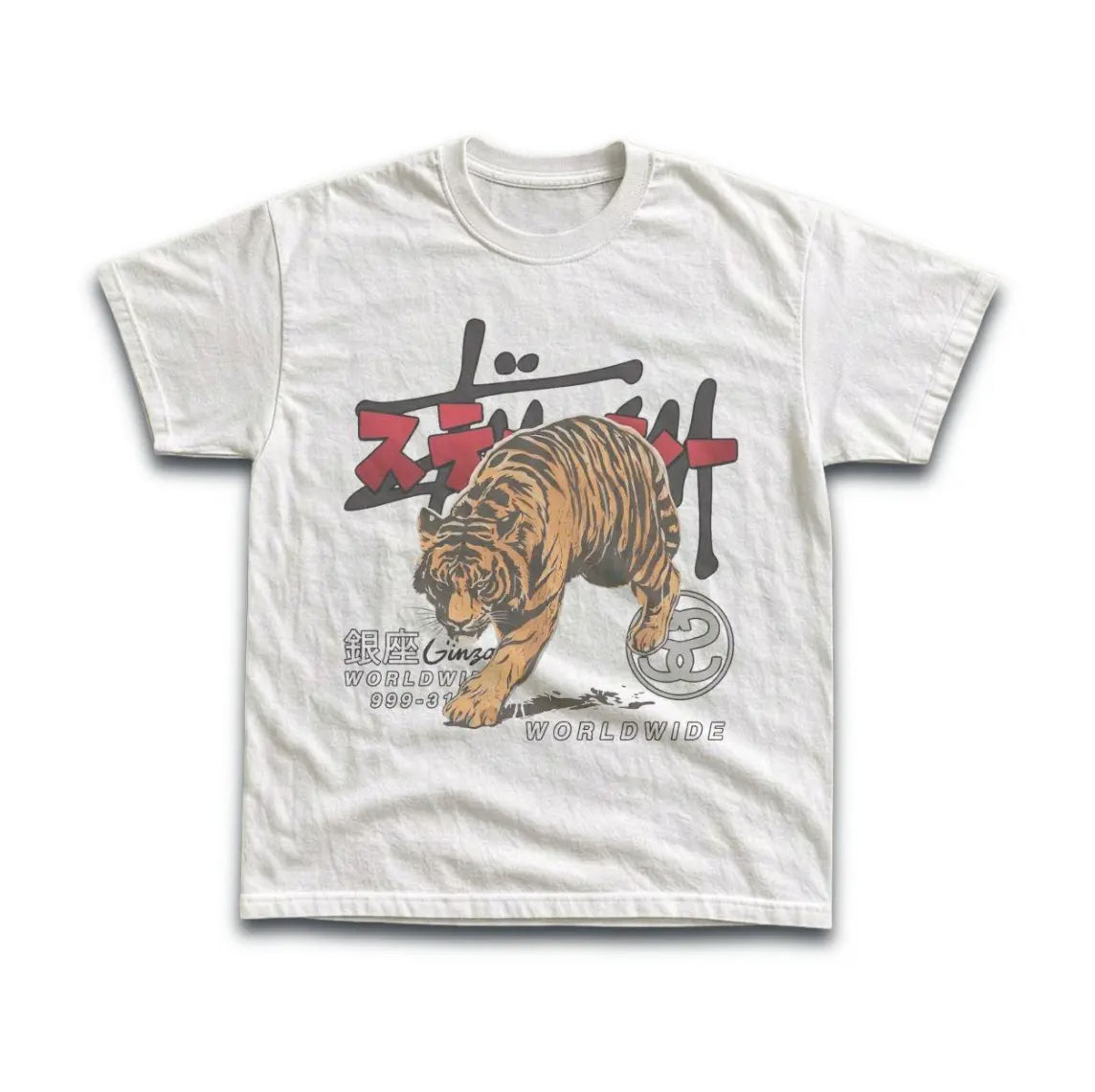 Vintage Tiger Worldwide T-Shirt/Sweatshirt/Hoodie – Japanese Graphic Y2K Grunge Streetwear Tee
