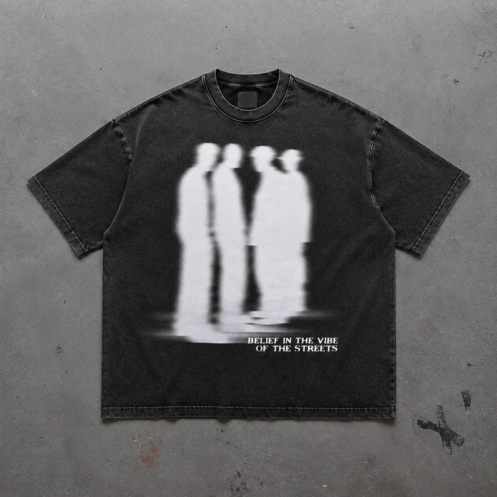 Shadow Figure Graphic Tee/Sweatshirt/Hoodie | Dark Y2K Streetwear T-Shirt