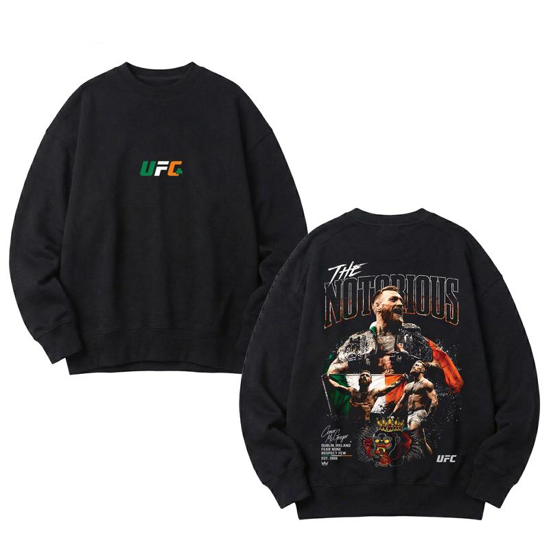 Men's UFC 329 Black Conor McGregor T-Shirt/Hoodie/Sweatshirt - UFC MMA Shirt, Gift for Fighters