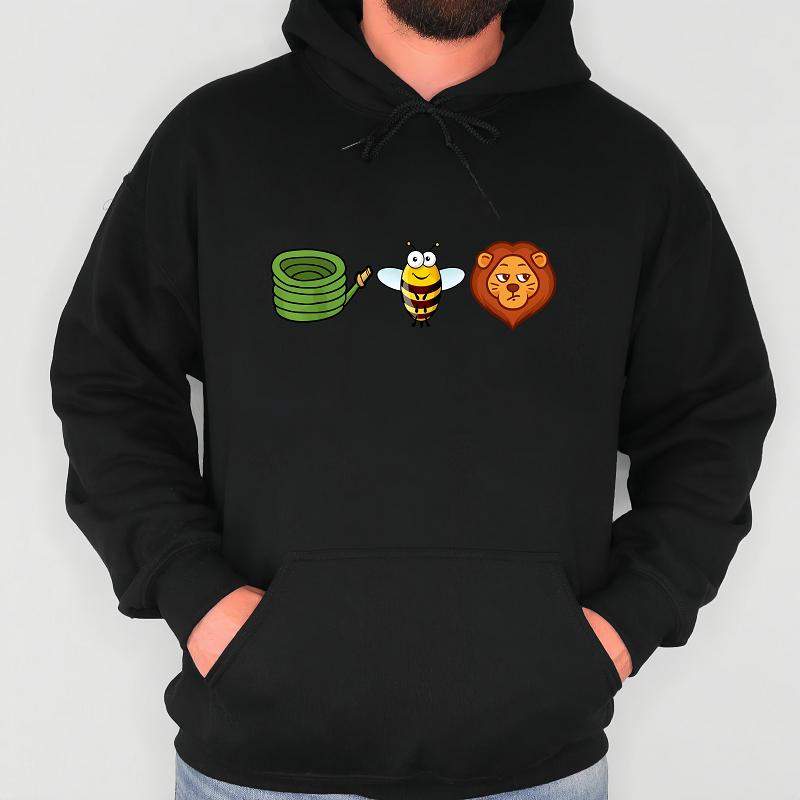 Cute Animal Graphic T-Shirt/Hoodie/Sweatshirt – Minimal Cartoon Streetwear Tee
