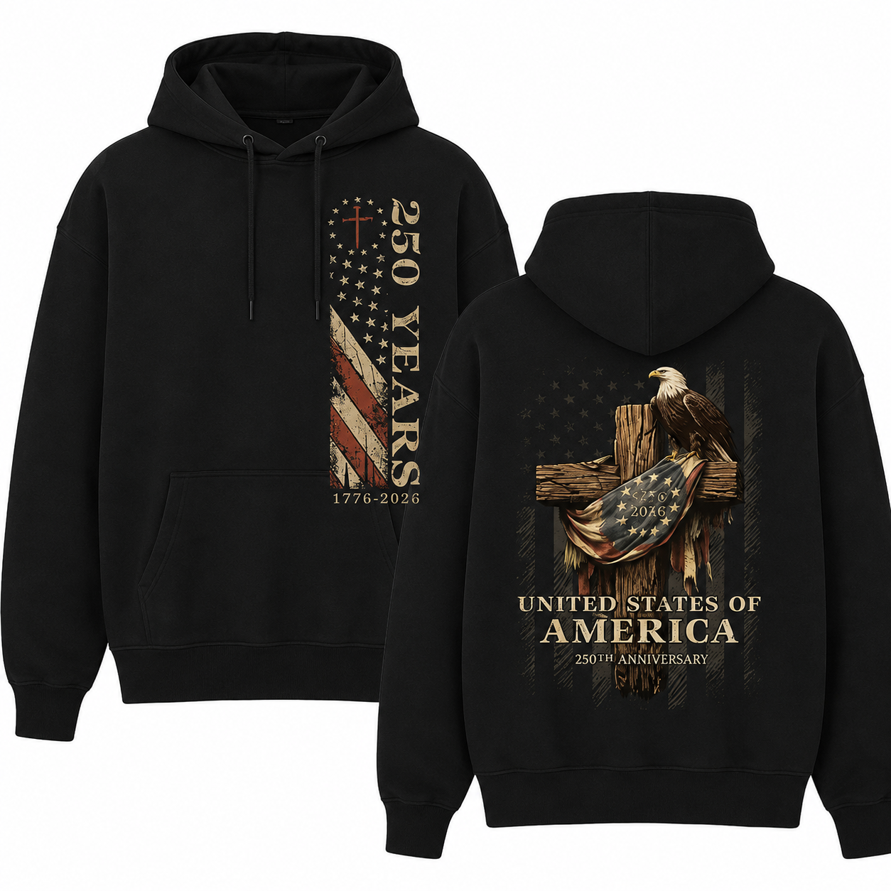 Patriotic Veteran Graphic Tee 🪖 – 250 Years American Heritage Shirt/Sweatshirt/Hoodie