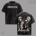 Mexico World Football Tour 2026 Washed Anime T-Shirt/Sweatshirt/Hoodie - Mexico Football Fan Gift