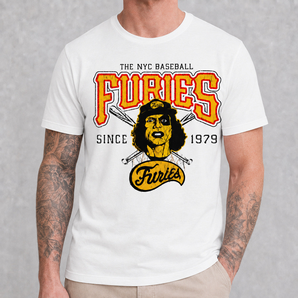 Furies Since 1979 Graphic T-Shirt, Sweatshirt & Hoodie – NYC Baseball Retro Movie Inspired Print, Vintage Cult Film Streetwear