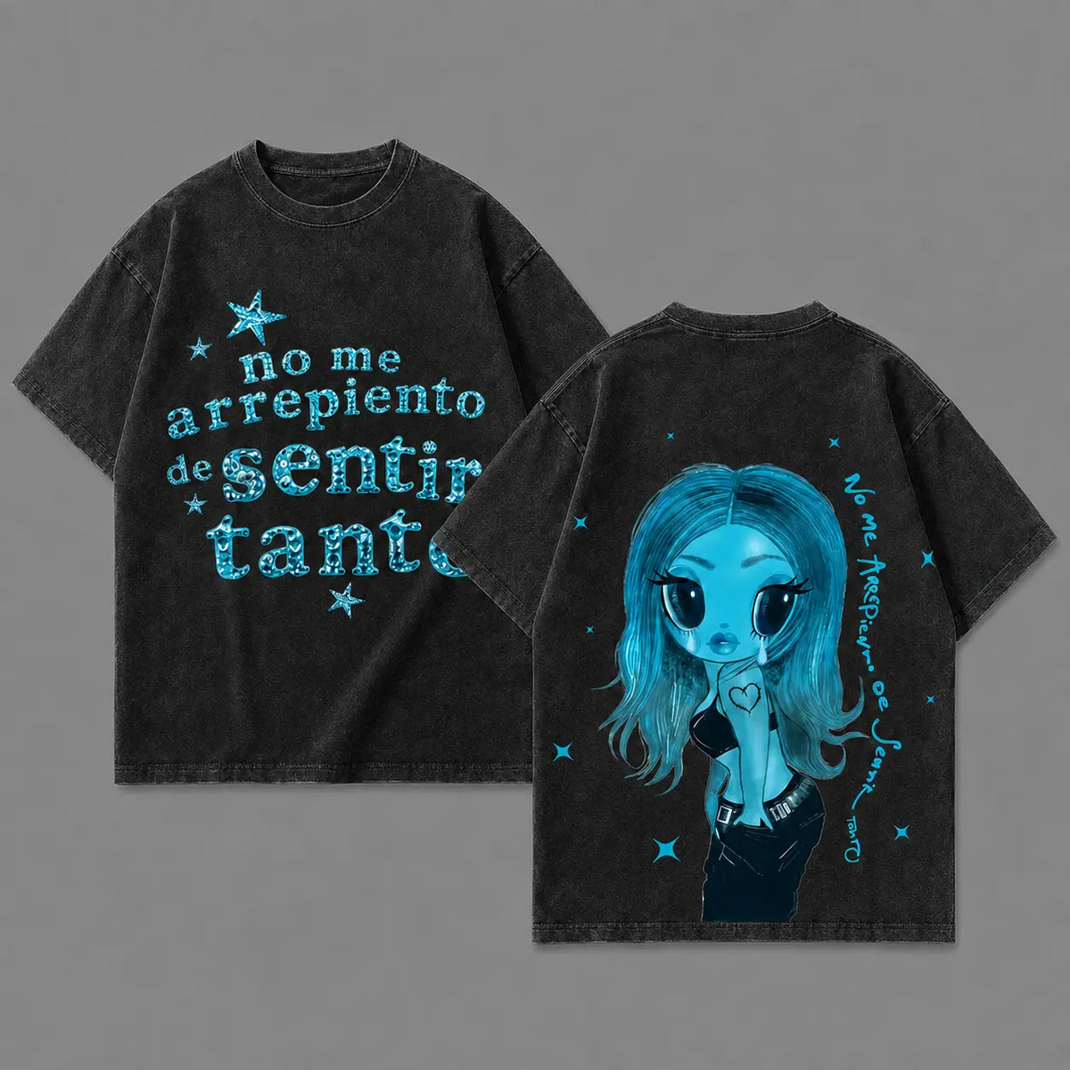 No Me Arrepiento De Sentir Tanto T-Shirt, Sweatshirt & Hoodie – Latin Music Graphic Shirt, La Bichota Inspired Art, Latina Fan Gift
