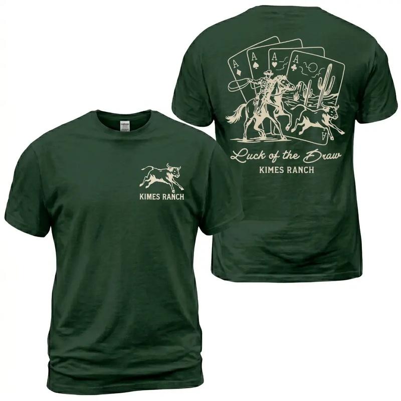 Luck of the Draw Western Rodeo Shirt – Vintage Cowboy Playing Cards Graphic Tee, Sweatshirt & Hoodie