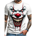 Horror Clown Graphic T-Shirt/Sweatshirt/Hoodie - Stylish Halloween Grimace Tee