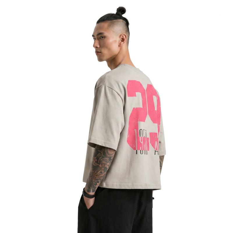 Retro Varsity T-Shirt/Sweatshirt/Hoodie – Minimal Number Graphic Oversized Sweatshirt