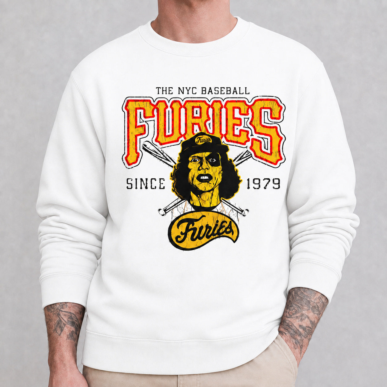 Furies Since 1979 Graphic T-Shirt, Sweatshirt & Hoodie – NYC Baseball Retro Movie Inspired Print, Vintage Cult Film Streetwear