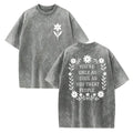 You’re Only As Cool As You Treat People T-Shirt/Sweatshirt/Hoodie – Floral Kindness Graphic Vintage Washed Tee