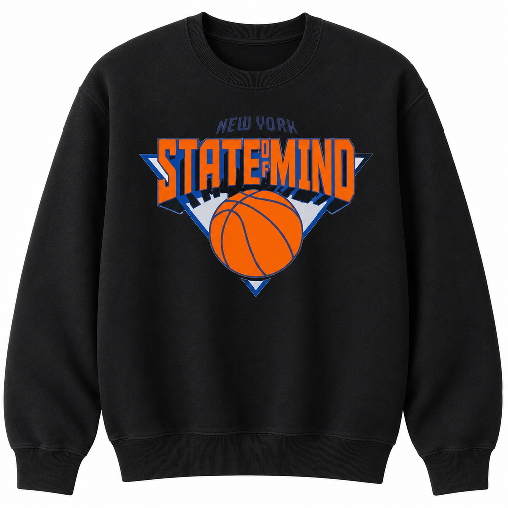 New York State of Mind Knicks Basketball Tee/Sweatshirt/Hoodie