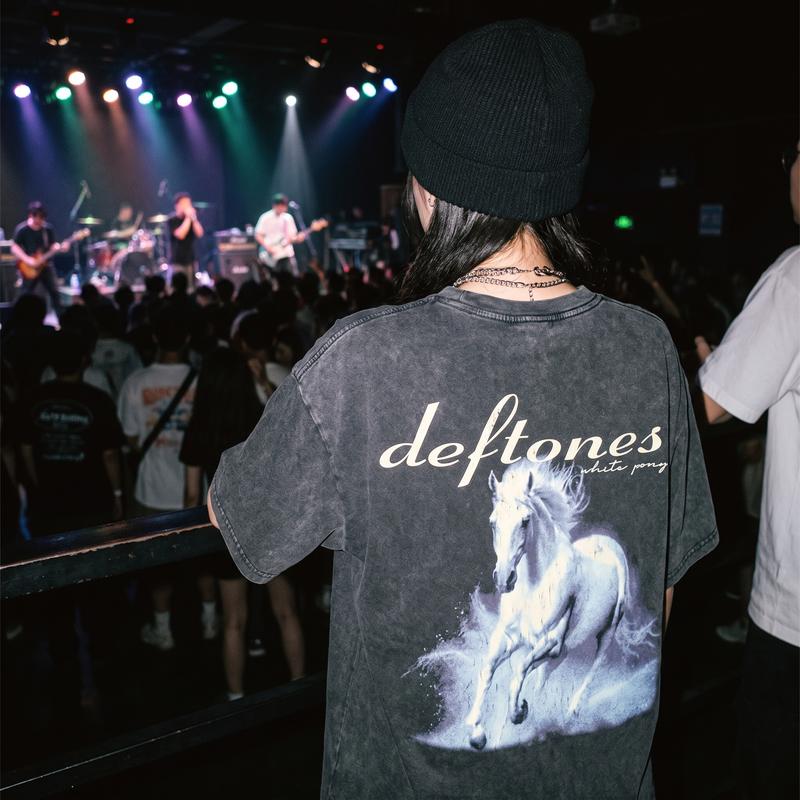 90s Inspired Band Style Tee/Sweatshirt/Hoodie – Washed Black Oversized Streetwear Shirt